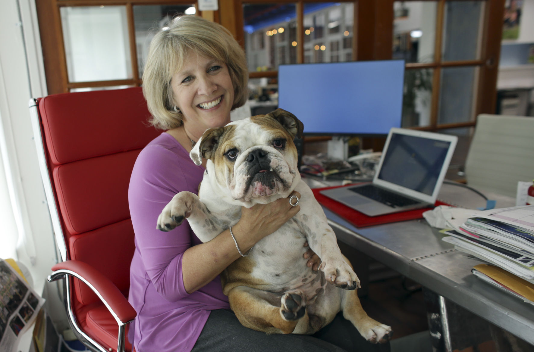 APTOPIX SmallBiz-Small Talk-Pets at Work